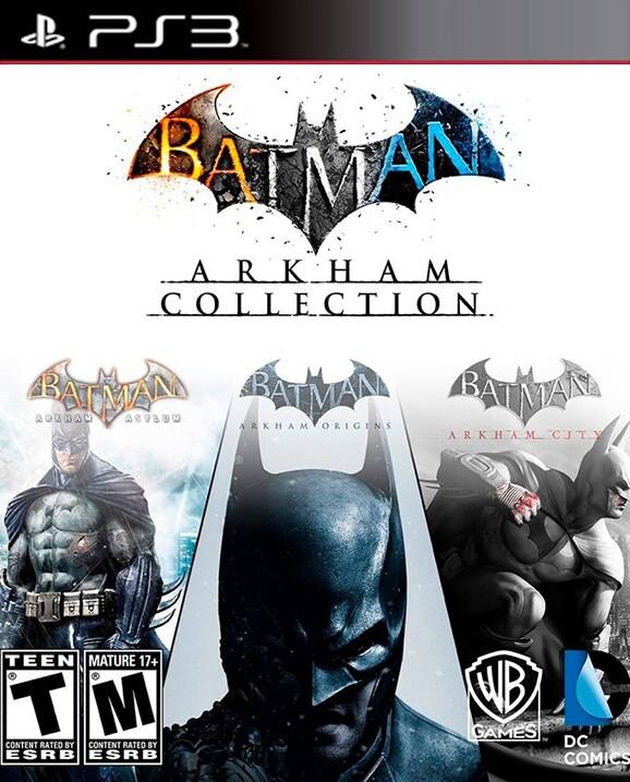3 JUEGOS 1 Batman Arkham Collection PS3 | Juegos Digitales Chile Venta de juegos Digitales PS3 PS4