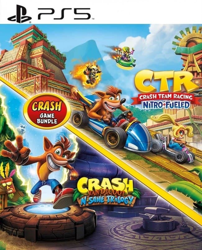4 JUEGOS EN 1 CRASH COLLECTION PS5, Juegos Digitales Chile