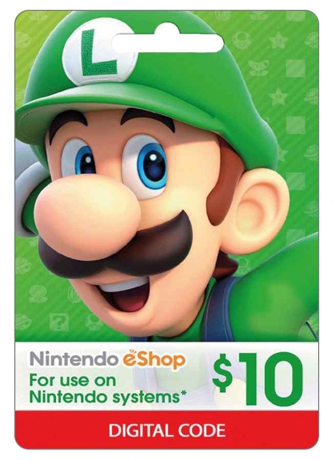 NINTENDO ESHOP 10 USD, Juegos Digitales Chile