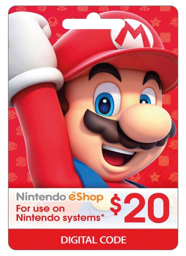 20 USD ESHOP (NINTENDO) CHILE