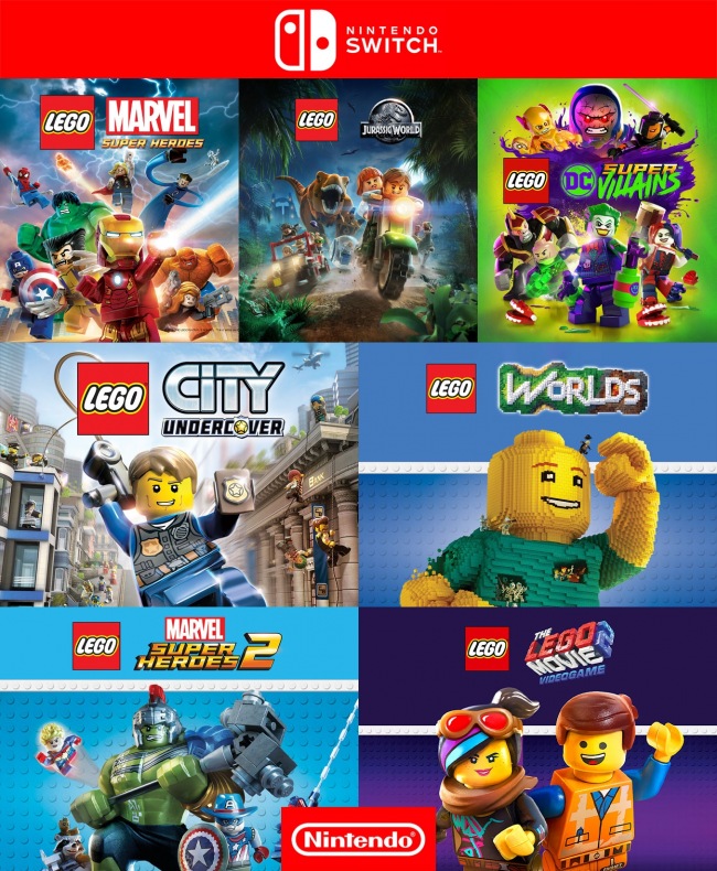 7 en 1 PACK LEGO - NINTENDO SWITCH | Juegos Digitales Chile | Venta de juegos Digitales PS3 Ofertas