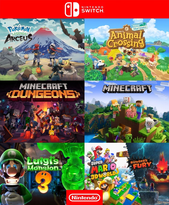 Mega Pack Special 6 juegos en 1 - Nintendo Switch