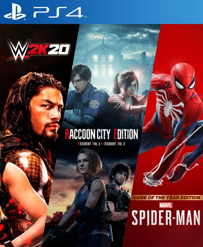 WWE 2K20 mas Resident Evil Racoon City mas Marvels Spider Man Game of the  Year Edition PS4 | Juegos Digitales Chile | Venta de juegos Digitales PS3  PS4 Ofertas