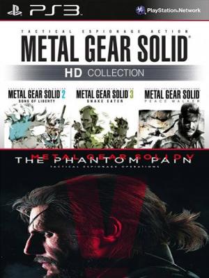 4 juegos en 1 Metal Gear Solid HD Collection Mas Metal Gear Solid V: The Phantom Pain PS3