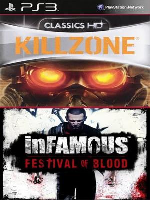 2 JUEGOS EN 1 Killzone HD Mas inFAMOUS Festival of Blood PS3