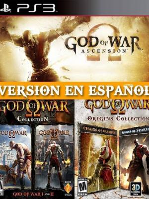 5 JUEGOS EN 1 GOD OF WAR COLLECTION PS3 FULL ESPAÑOL