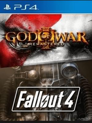 2 JUEGOS EN 1 GOD OF WAR III MAS FALLOUT 4 PS4