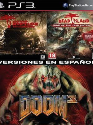 DOOM 3 BFG Edition Mas Riptide Complete Edition Mas Dead Island Game of the Year Edition Bundle PS3