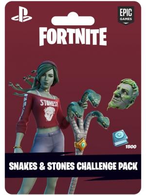 Fortnite Paquete Serpiente Pétrea Challenge Pack - PS4