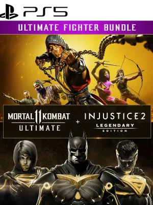 2 JUEGOS EN 1 Mortal Kombat 11 Ultimate mas Injustice 2 Leg. Edition PS5